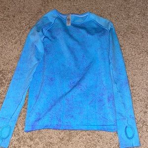 blue tie dye ivviva long sleeve